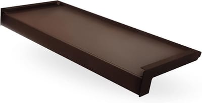 Raambank Staal - Vensterbank Buiten - Decoratie Plaatsen - Gepoedercoat - 150cm x 27.5cm - Brons