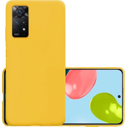 Hoesje - Geschikt voor Xiaomi Redmi Note 11 - Sterk & Shockproof - Hoes Cover - Siliconen Case - Geel