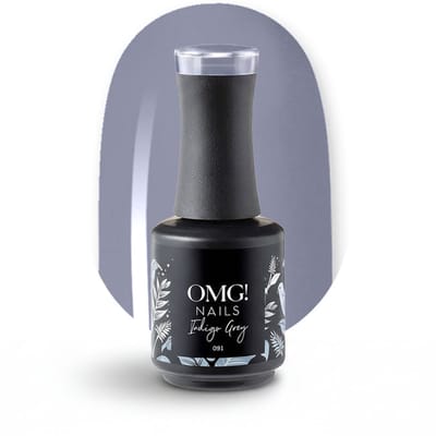 Limea Gellak 091 Indigo Grey 15ml - Gel nagellak - Grijze Gel lak - OMG nails - Grijs