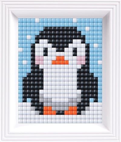 Pixelhobby XL - Complete set met Lijst - Pinguin
