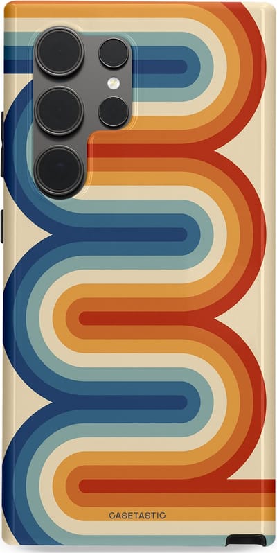 Casetastic Hoesje Geschikt voor Samsung S24 Ultra - Stijlvolle Beschermende Duo-layer Case - Vintage Boog
