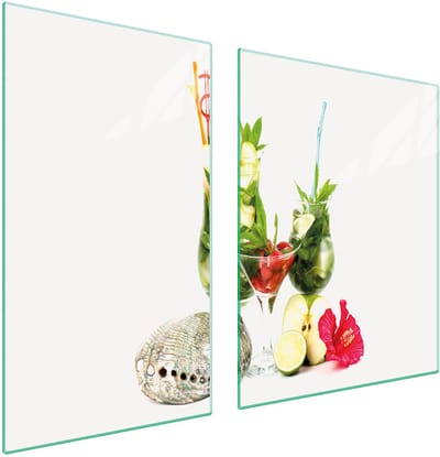 TMK ArtDeko Serie - Glazen Snijplank - 100x52 cm - Veilig - Multifunctioneel