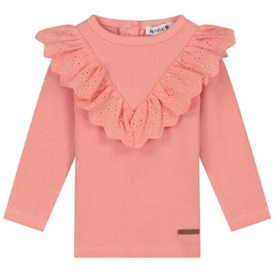 Prénatal baby shirt Dark Coral Pink 56 dames