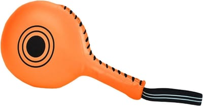 Kick Pads - Bokspeddel Bokskussens - Vechtsport Training - Verhoogt Snelheid Nauwkeurigheid - 38 x 20.5 x 7.6 cm - Oranje