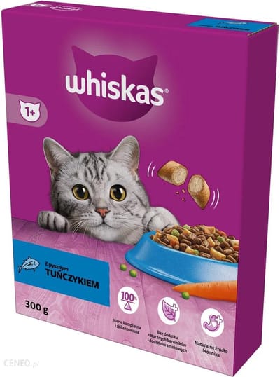 3x Whiskas Adult 1+ Tonijn 300g