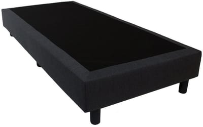 Nessa® - 70x190 Boxspring Amsterdam - Zwart Meubelstof