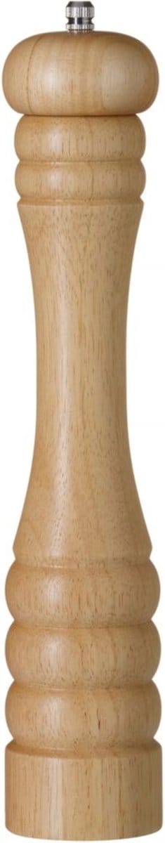 HENDI Houten pepermolen – licht hout – verstelbaar roestvrijstalen mechanisme – 315 mm – ergonomisch ontwerp