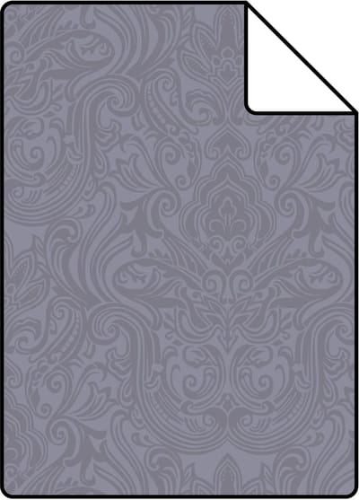 Proefstaal Origin Wallcoverings behang ornamenten paars en grijs - 26,5 x 21 cm - 346534-S