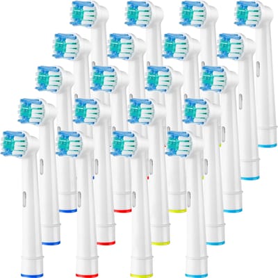 NONE Vervangende opzetborstels compatibel met Oral B Braun elektrische tandenborstels Opzetborstel vullingen 1000 1500 3000 7000 7500 8000 White-12