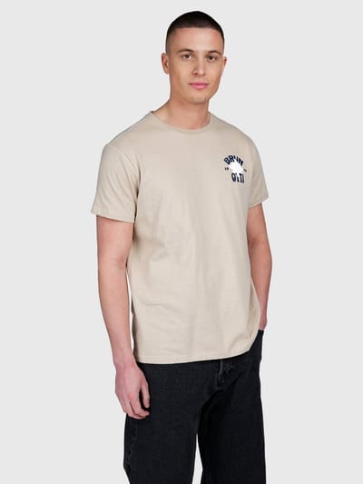 Brunotti - Jondee - T-Shirt Feather Grey - 100% Katoen - Regular Fit - L