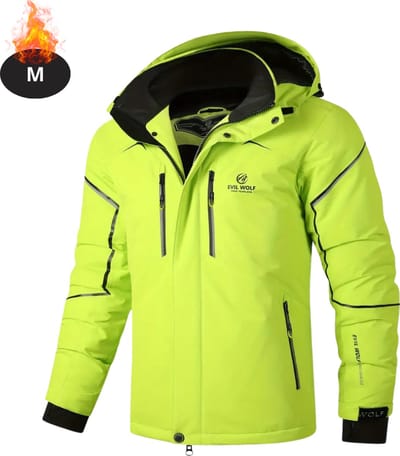 Bovista Skipak - SkiBroek - Skijas - Ski Suit - Wintersport - Heren - Winter - Warm Fleece - Groen - Maat M