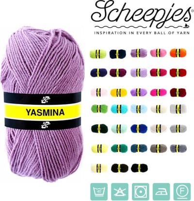 Scheepjes - Yasmina - 1183 Licht paars - set van 25 bollen x 40 gram