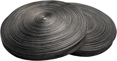 Kabelhoezen - Gevlochten mantel - Kabelbeheer - Sterk flexibel materiaal - 40 mm 2 m - Zwart