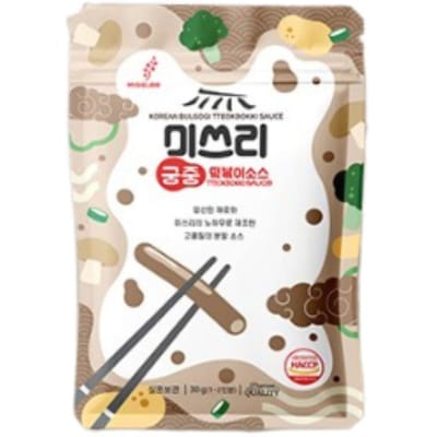 Sauce Tteokbokki Cour Royale Miss Lee Sauce pour Gâteau de Riz Sauce Soja Coréenne Saveur Sucrée Salée 30g x3 1set(3ea)