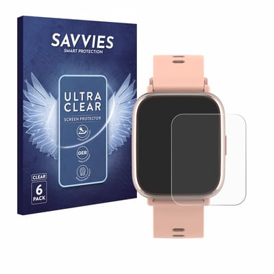 Savvies - Screenprotector voor Denver SW-161 - Folie Beschermfolie transparant 6 Stuks