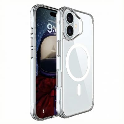 imoshion Hoesje - Geschikt voor iPhone 16 - geschikt voor MagSafe case - Transparant