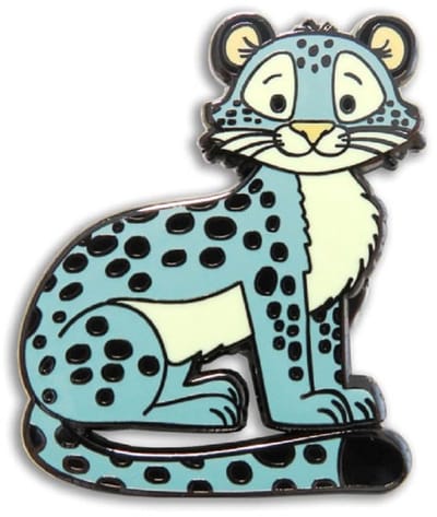 Naaldhouder - LETI - Needleminder Snow Lepard Cutie - Sneeuw Luipaard - letistitch