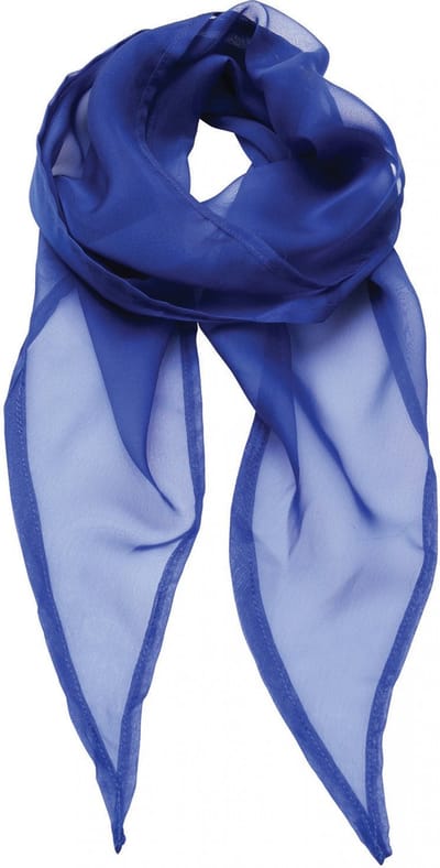Premier Ladies Chiffon Scarf PR740 - Royal Blue - One size