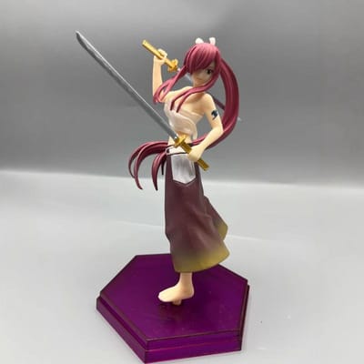 Anime Fairy Tail Erza Scarlet Actiefiguur Staande Houding Met Demonenzwaard Verpakt Verzamelfiguur Bureauornament Ontworpen Voor Anime Fans gray