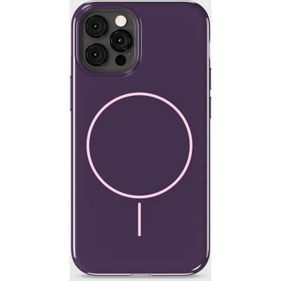 Phone Case Mono Deep Plum/Pink iPhone 12