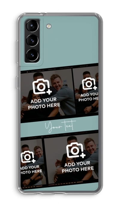 Gepersonaliseerd - Case Company® - Hoesje geschikt voor Samsung Galaxy S21 Plus hoesje - Filmrol N°2 - Soft Cover Telefoonhoesje - Bescherming aan alle Kanten en Schermrand