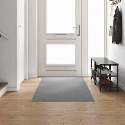 vidaXL - Tapijt - Loper - Lichtgrijs - 100 - x - 300 - cm - 100% - Polypropyleen