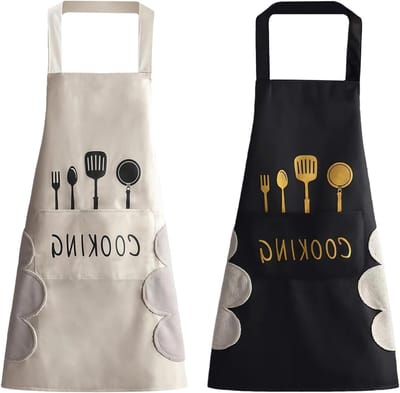 Waterdichte Keuken Schorten voor Dames en Heren - 2 Stuks, Ideaal voor Koken, Schoonmaken en Tuinieren