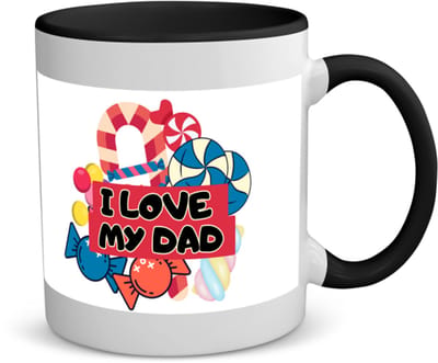 Akyol - papa cadeau - koffiemok - theemok - zwart - Papa - vader cadeau - met opdruk - vader cadeau - vader cadeautjes - vaderdag cadeau - vader cadeautjes verjaardag - liefste papa - papa - leuk kado om te geven - 350 ML inhoud