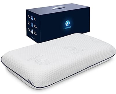 Orthopedisch Gel Kussen, Memory Foam Kussen voor Zijslapers en Rugslapers, 70x40cm, Wit