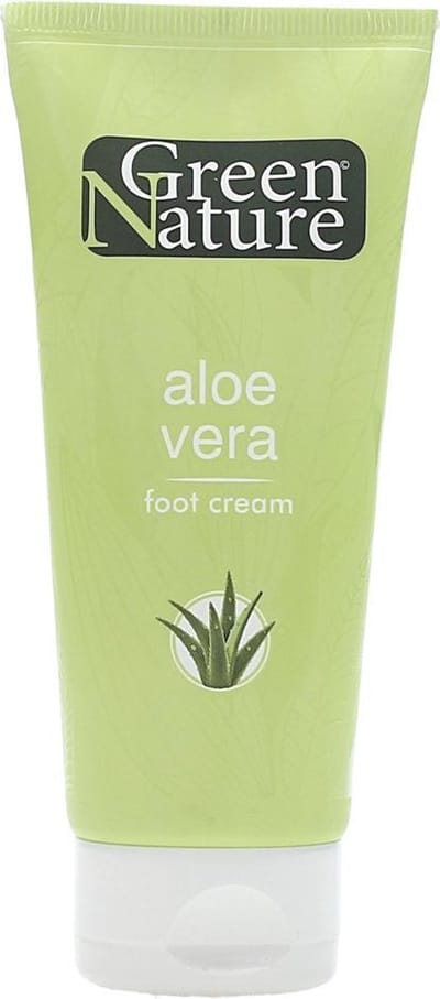 Green Nature - Aloe Vera - Voetencreme - Zorgt voor een fris gevoel - Verzorging van gespannen voeten - Droge voeten
