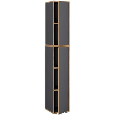 Houten kantoorkast Dossierkast Kantoormeubilair Kast Salia 5-voudig breedte 30 cm Draaideur