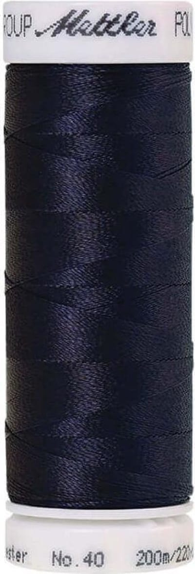 AMANN POLYSHEEN NAAI-BORDUURGAREN, COL-3355 BLAUW, 200M, PER STUK.