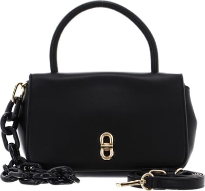 SEIDENFELT MANUFAKTUR Handtas Schoudertas Herrvik Handbag Black / Gold Zwart