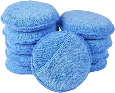 Wax Applicator Pads - Polishing Spons - Auto Polijsten - Met Vingerzak - 10 Stuks - Multicolor