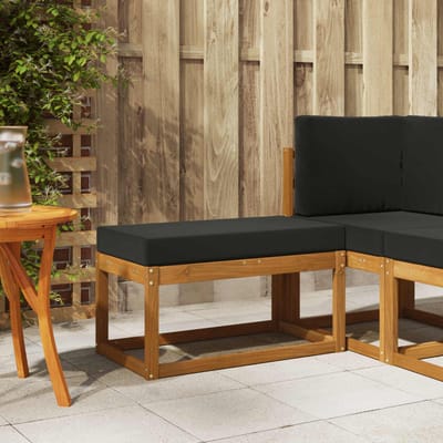 vidaXL - Buitenstoel - Bank - Massief - Acacia - Hout - Naturel