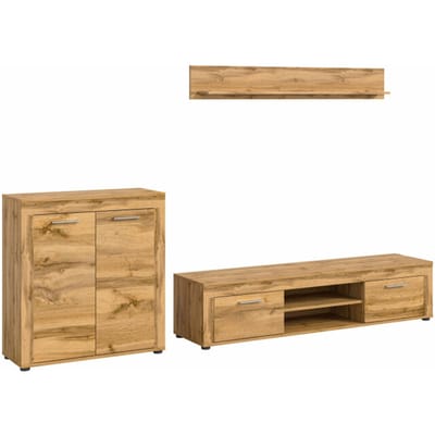 Jam woonkamercombinatie Wotan Oak NB - 35x255x159cm
