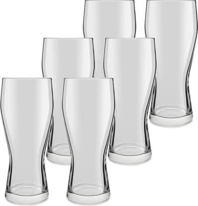 Royal Leerdam Bierglazen Mainz - 6x stuks - 400 ml - speciaal bier glazen