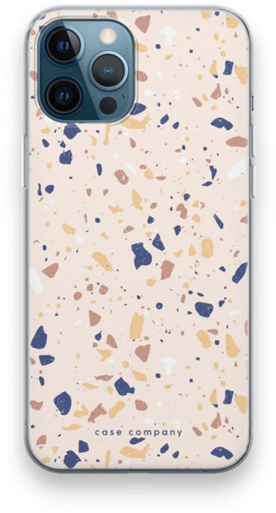 Case Company® - Hoesje geschikt voor iPhone 12 Pro hoesje - Terrazzo N°23 - Soft Cover Telefoonhoesje - Bescherming aan alle Kanten en Schermrand