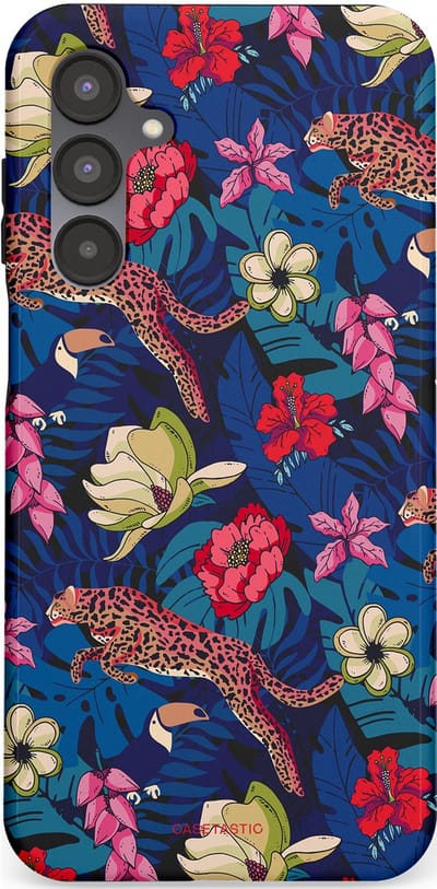 Casetastic Hoesje Geschikt voor Samsung A16 - Stijlvolle Beschermende Duo-layer Case - Jungle parade
