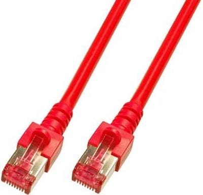 EFB NORDIC EFB-Elektronik patch cable - 0.25 m - red - Rood - 0.25m