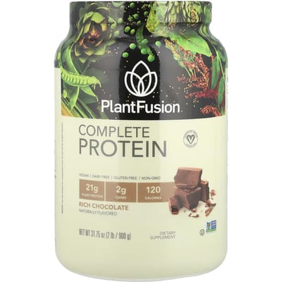 PlantFusion, Protéine Complète, Chocolat Riche, 2 lb (900g)