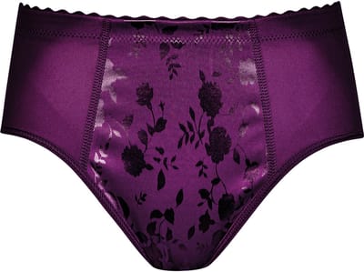 Naturana - Minimizer slip me bloemenpatroon - Beetroot - 0063 - 38