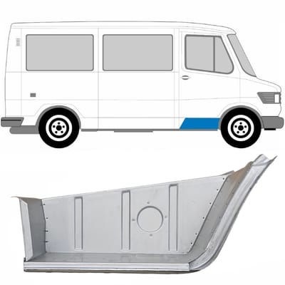Reparatie voorste trap voor Mercedes T1 207-410 1977-1995 / Rechts