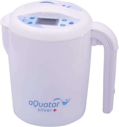 Colloïdaal Zilver Water Generator - ZilverWater & Alkaline Water maken - AQuator Filterkan Water Ionisator