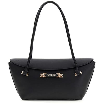 GUESS schoudertas Sophia Shoulder Satchel Black zwart
