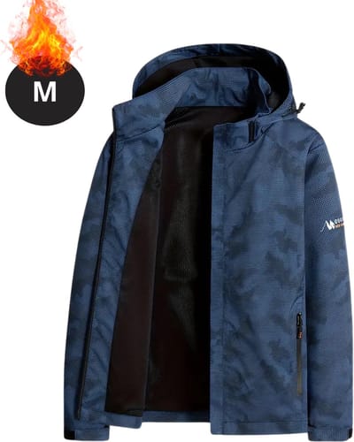 Bovista Windjas Voor Heren - Parka - Lente & Herfst - Jas - Volwassen - Windjack - Windbreaker - All Season - Blauw - Maat M