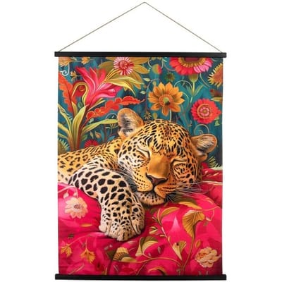Posters Signes Grimalt Oprolbaar Canvas Met Cheetahprint