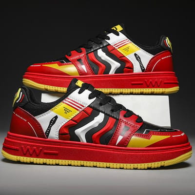 Anime Sneakers Voor EVA Asuka Cosplay Schoenen Heren Anime Schoenen Heren Casual Schoenen Hardloopschoenen voor heren 46 red