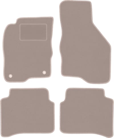 Beige veloursmatten voor: Mitsubishi Galant VIII stationwagen, sedan (1996-2007)