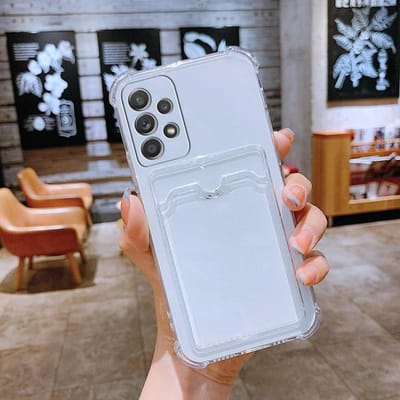 Luxe Kaarthouder Portemonnee Transparante Hoes Voor Samsung Galaxy A14 A15 S24 S23 S22 S21 S20 A25 A23 A55 A35 A52 A54 A33 A12 5G TPU Cover Samsung A25